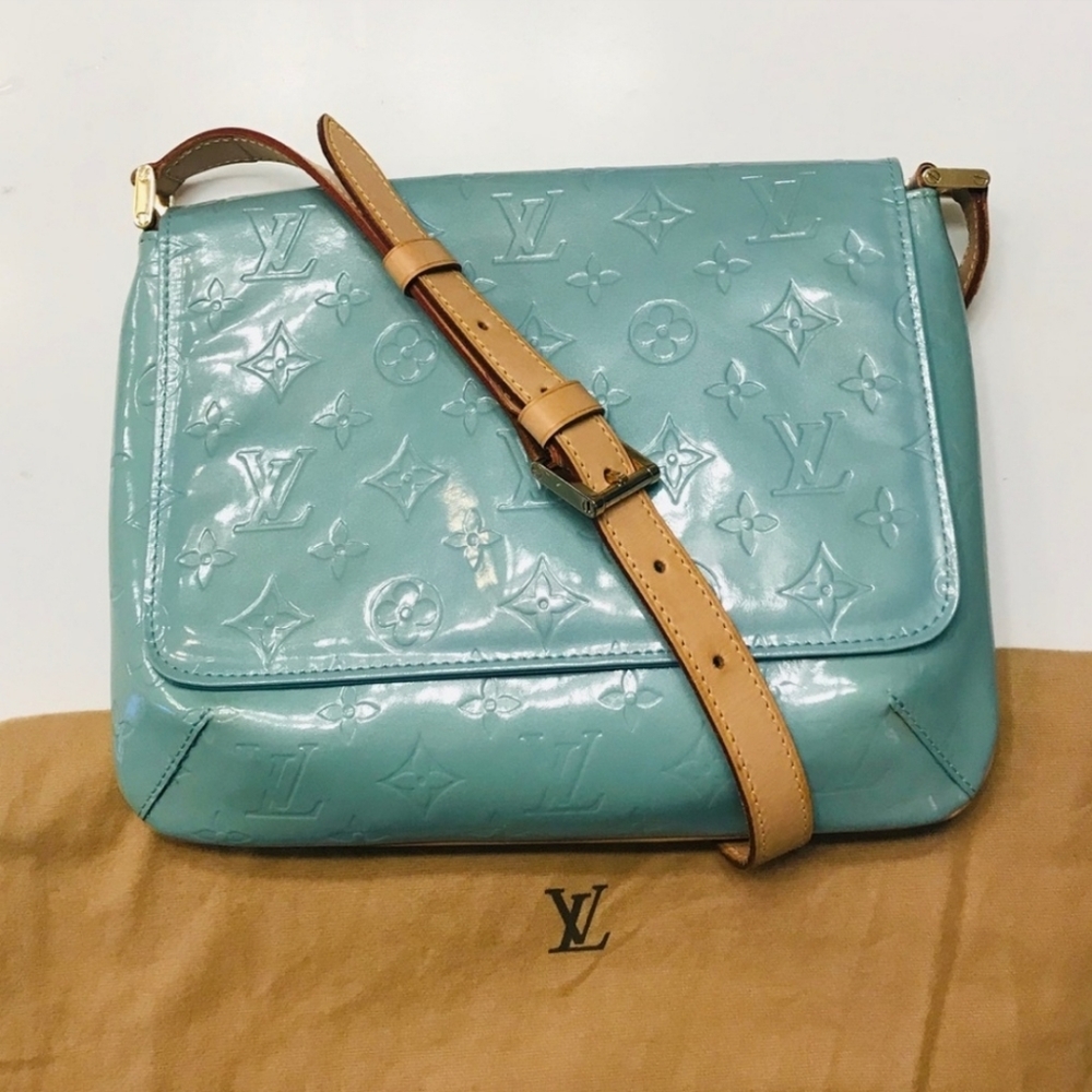 Louis Vuitton Vernis Thompson Shoulder Bag with Duster